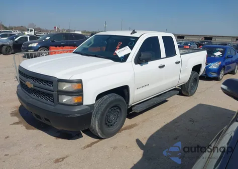 2015 Chevrolet Silverado 1500 Wt из США, поврежденный, VIN 1GCRCPEC9FZ209252
